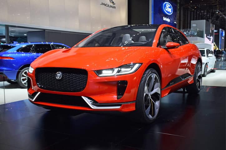 Jaguar I-Pace concept on the motor show