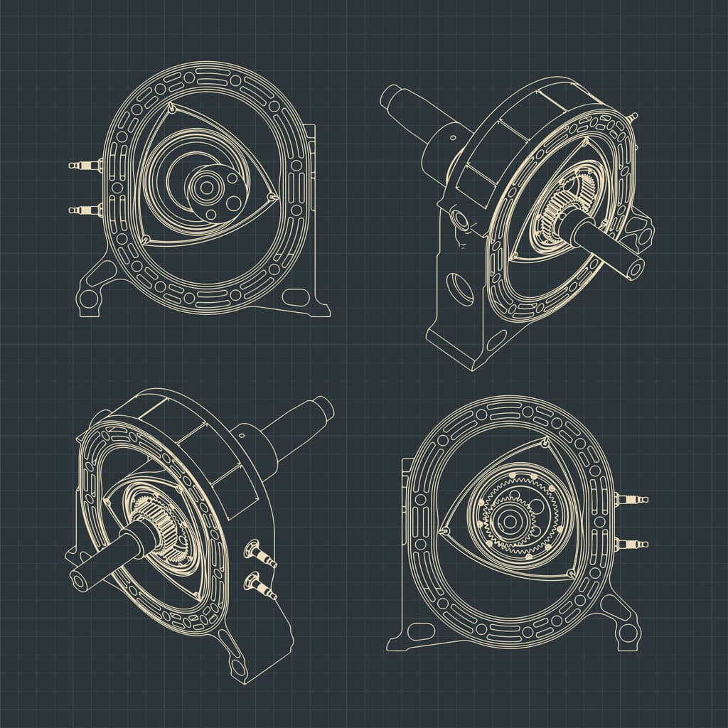 rotary engine blue print