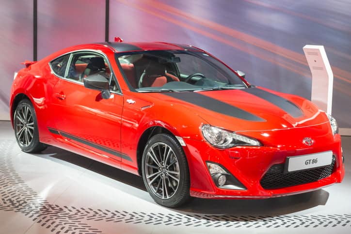 Toyota GT 86 coupe sports car