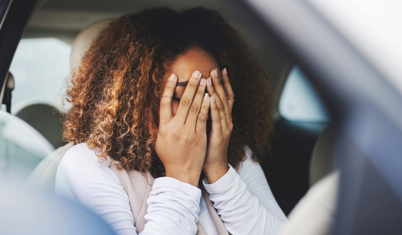 frustrated driver