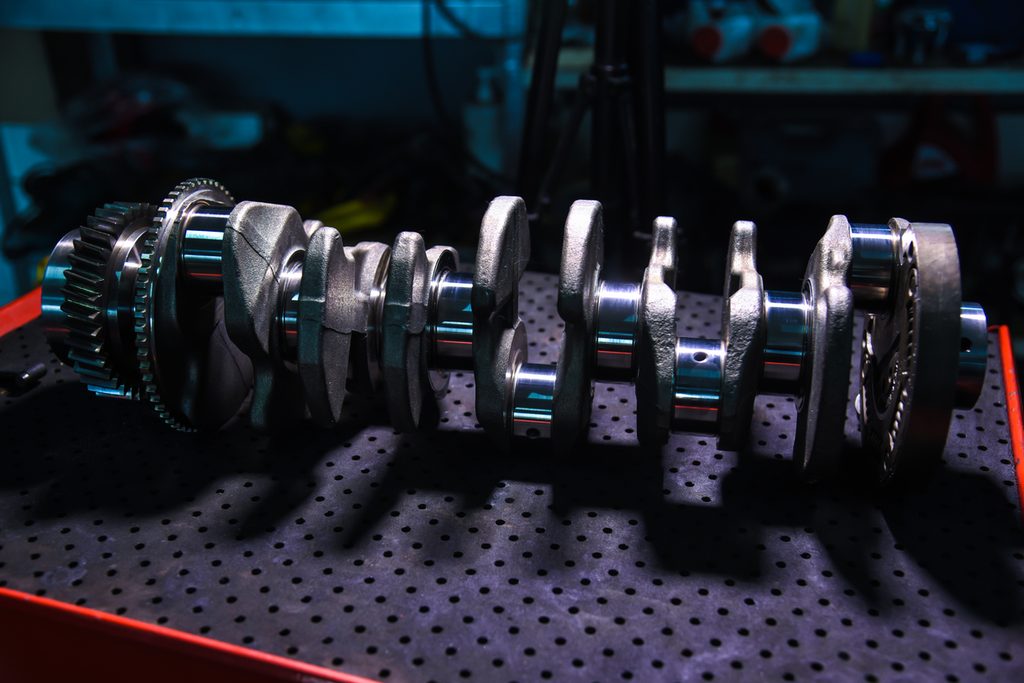 crankshaft with gears